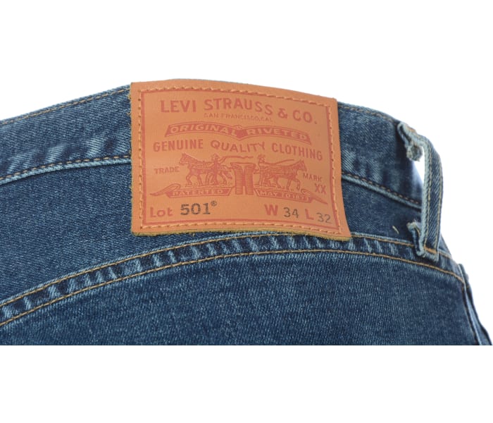 Levi´s® jeans 501 Original BullDog Sky pánské modré