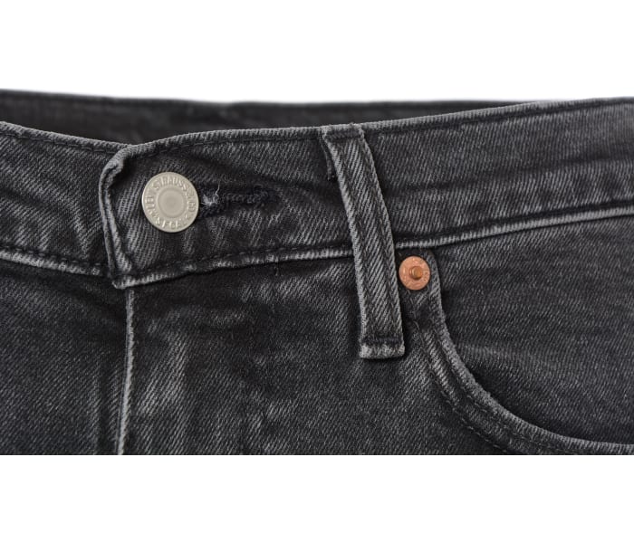 Levi´s® jeans 514 Straight Dark Gray Worn In pánské tmavě šedé