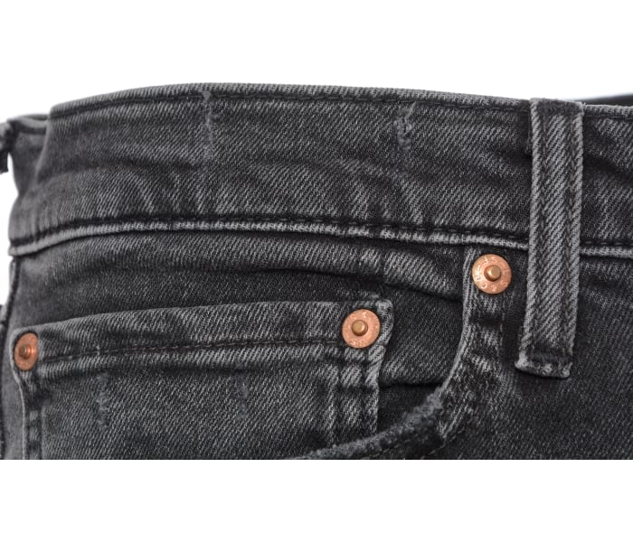 Levi´s® jeans 514 Straight Dark Gray Worn In pánské tmavě šedé