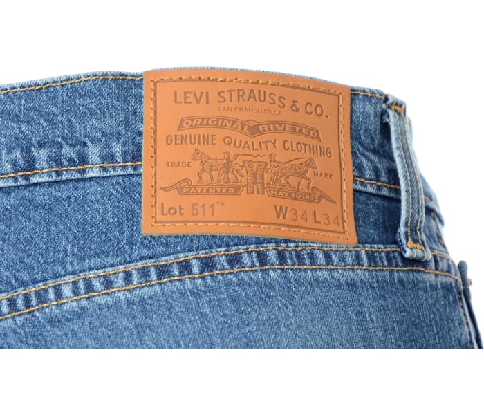 Levi´s® jeans 511 Slim Dark Indigo Worn In pánské modré