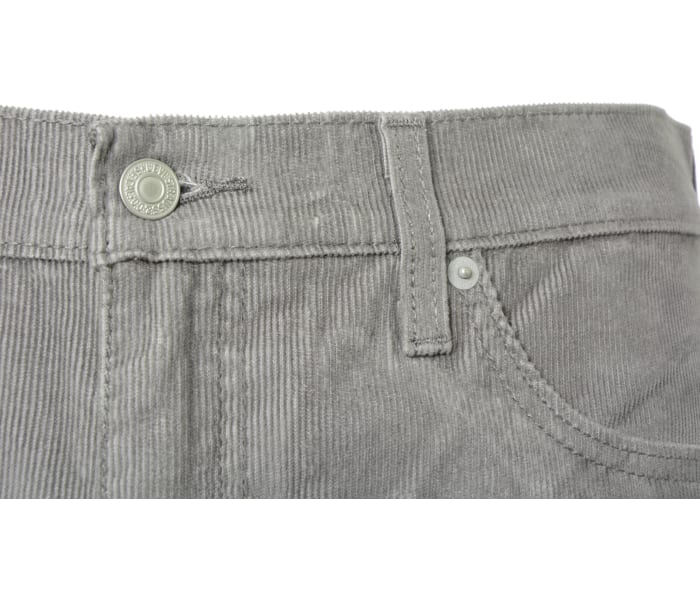 Manšestrové kalhoty Levi´s® 511 Slim Pewter pánské šedé