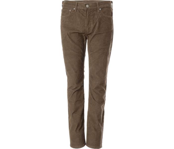 Manšestrové kalhoty Levi´s® 511 Slim Rain Drum pánské hnědé