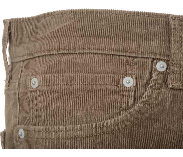 Manšestrové kalhoty Levi´s® 511 Slim Rain Drum pánské hnědé