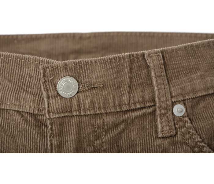 Manšestrové kalhoty Levi´s® 511 Slim Rain Drum pánské hnědé