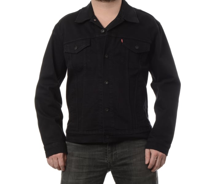Džínová bunda Levi´s® Big Trucker Dark Horse pánská černá