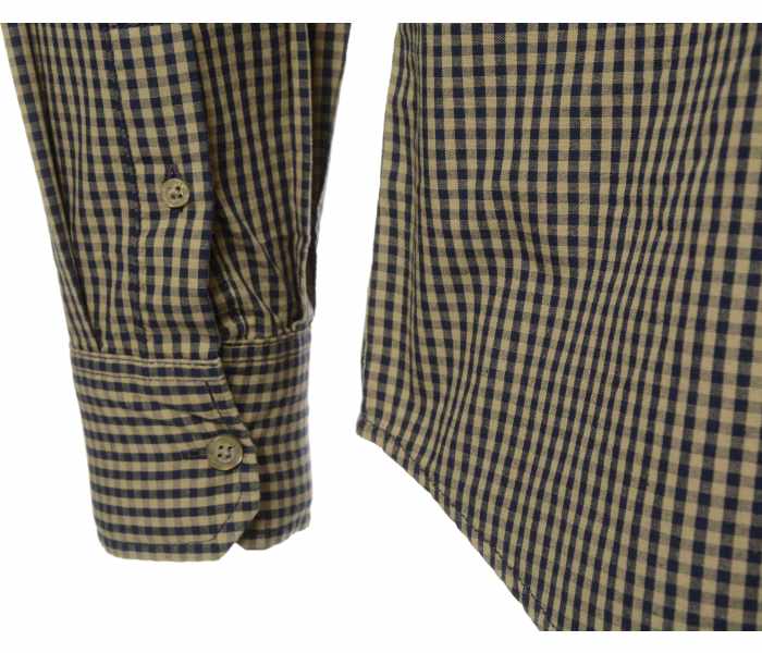 Košile Mustang Style Clemens Gingham pánská hnědá