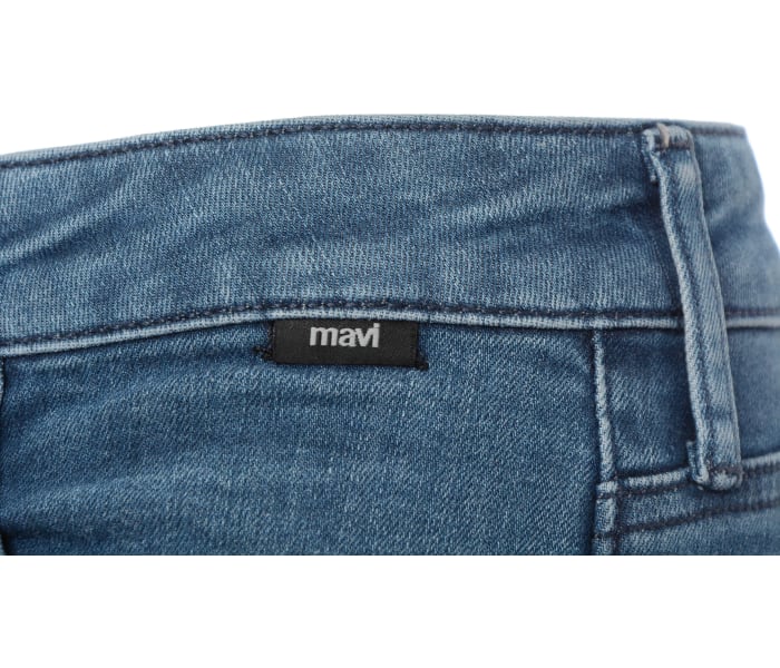 Mavi jeans Adriana Dark Blue Brushed Glam dámské modré