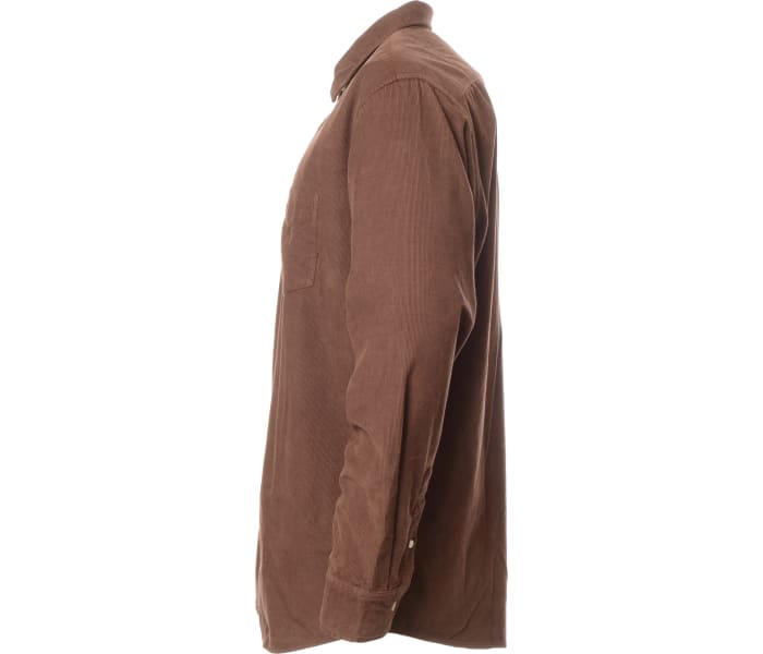 Manšestrová košile Wrangler 1 Pocket pánská hnědá
