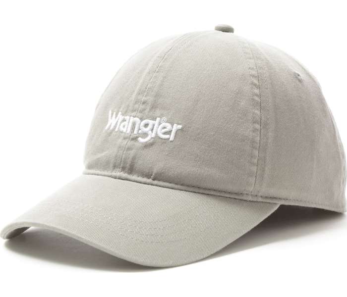Kšiltovka Wrangler Washed Logo šedá