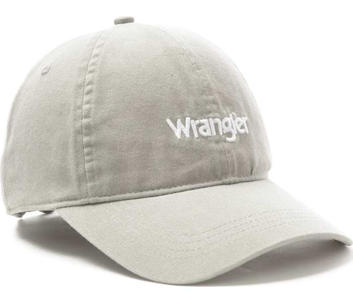 Kšiltovka Wrangler Washed Logo šedá