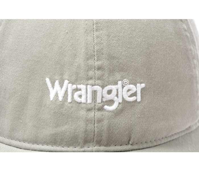 Kšiltovka Wrangler Washed Logo šedá