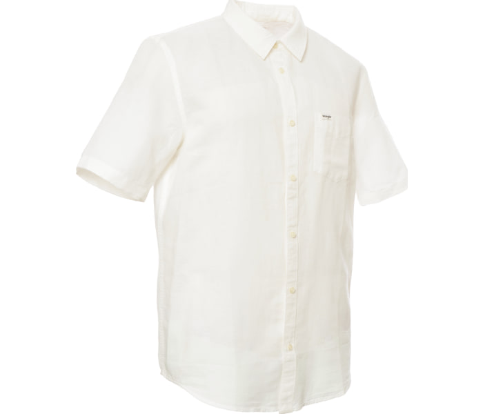 Košile Wrangler 1PKT Worn White pánská bílá