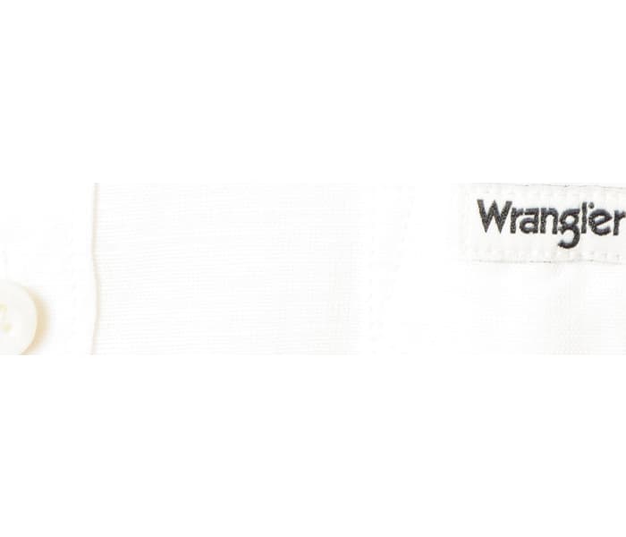 Košile Wrangler 1PKT Worn White pánská bílá