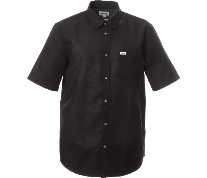 Košile Wrangler 1PKT Black Beauty pánská černá