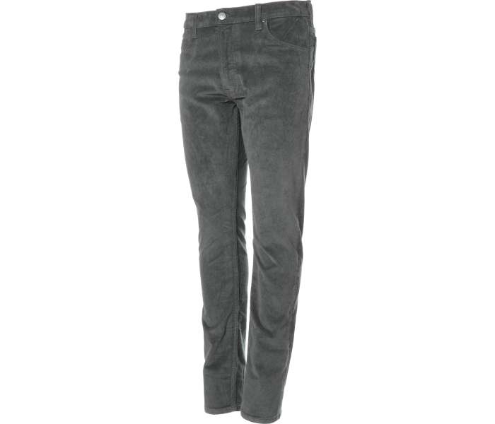 Manšestrové kalhoty Lee Rider Dark Muted Gray pánské tmavě šedé