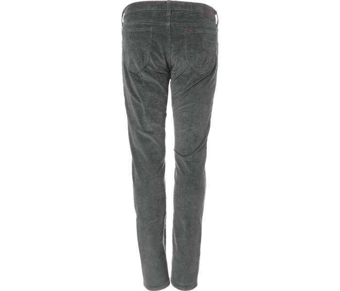 Manšestrové kalhoty Lee Rider Dark Muted Gray pánské tmavě šedé