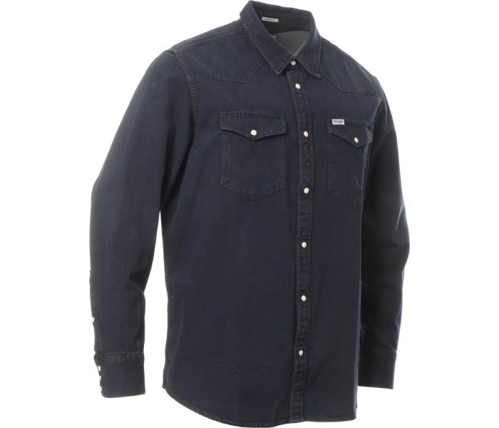 Košile Wrangler Western Midnight Rodeo pánská tmavě modrá
