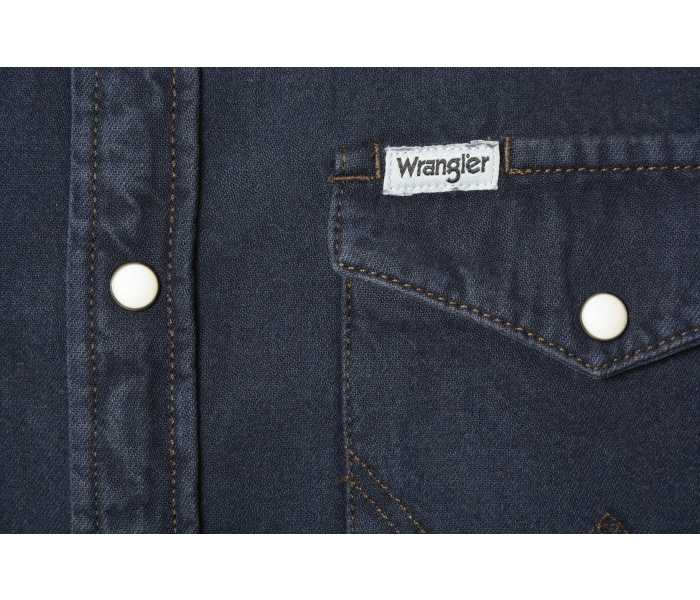 Košile Wrangler Western Midnight Rodeo pánská tmavě modrá