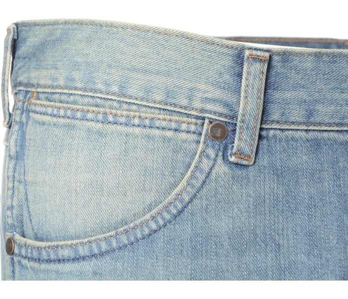 Wrangler jeans Greensboro Sage Wash pánské světle modré