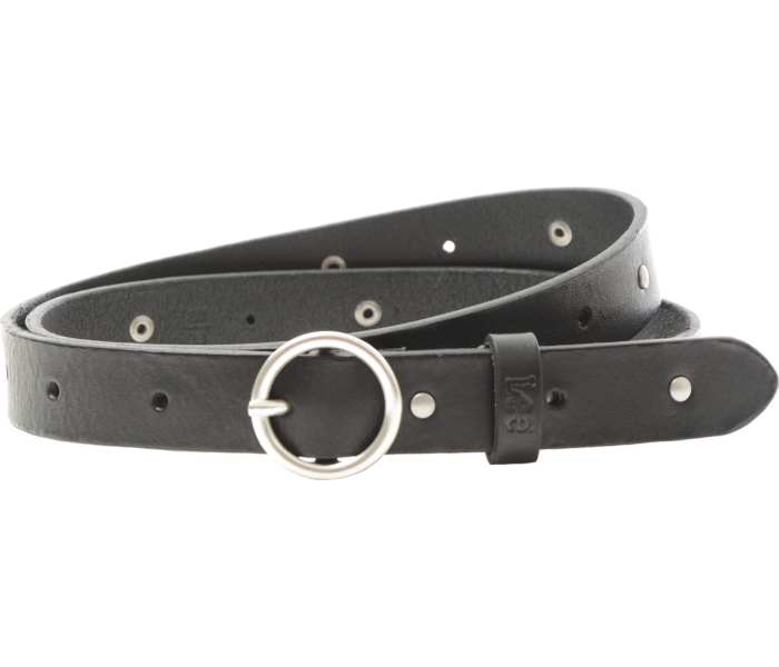 Kožený opasek Lee Studded dámský černý