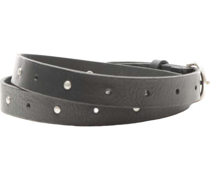 Kožený opasek Lee Studded dámský černý