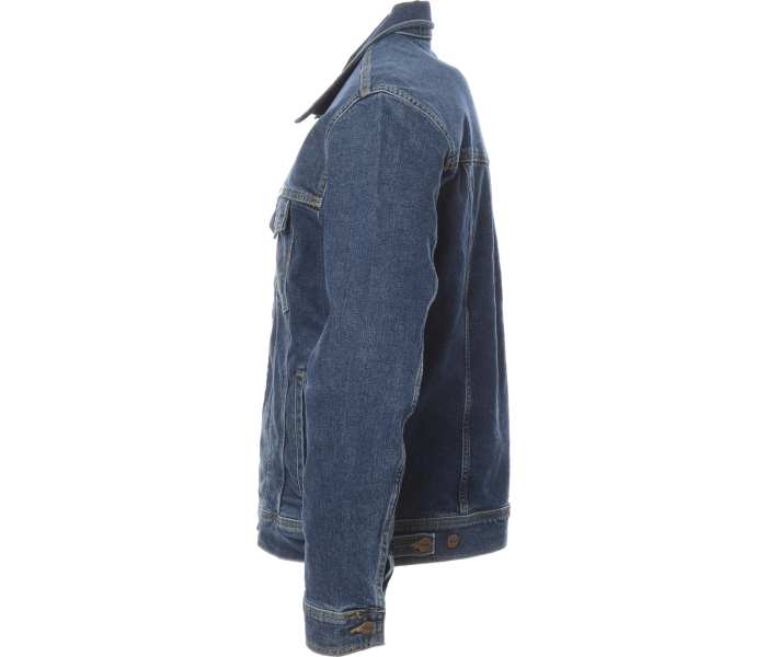 Džínová bunda Wrangler Classic Meadow Haze pánská tmavě modrá