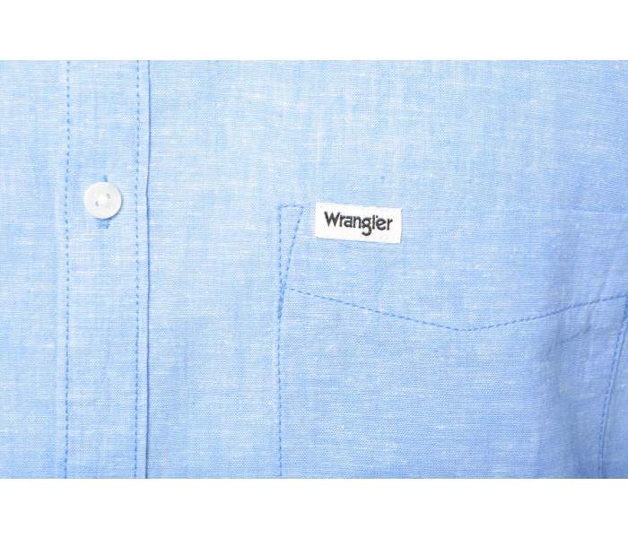 Košile Wrangler 1PKT Pacific Blue pánská světle modrá