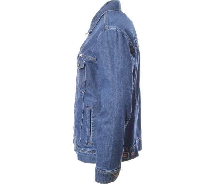 Džínová bunda Wrangler Classic Mid Stone pánská modrá