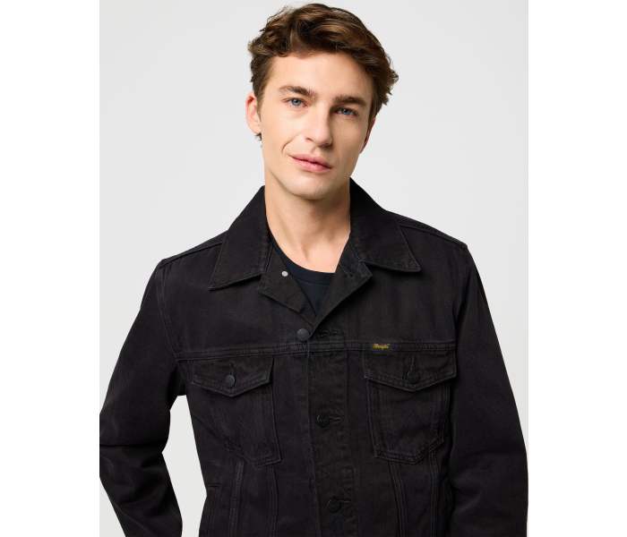 Džínová bunda Wrangler Classic Orion pánská černá
