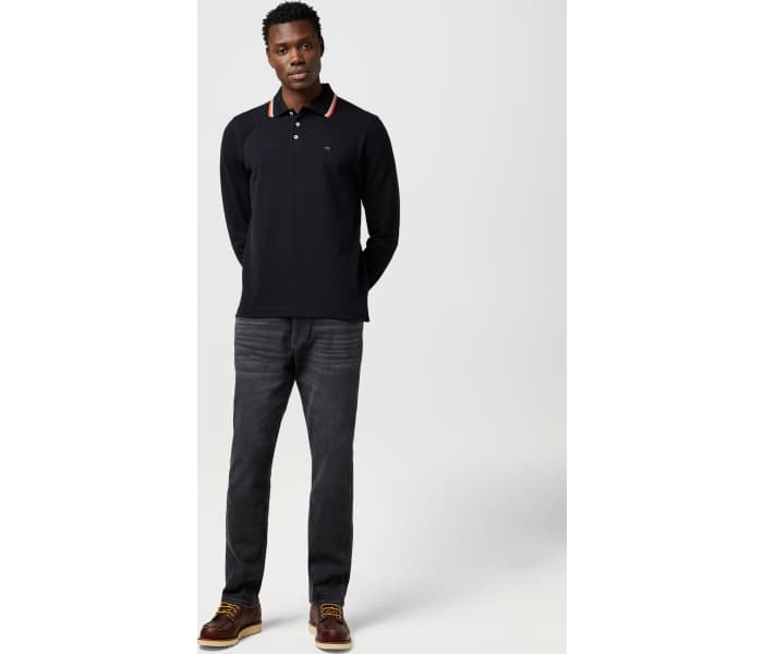 Wrangler jeans Greensboro pánské tmavě šedé