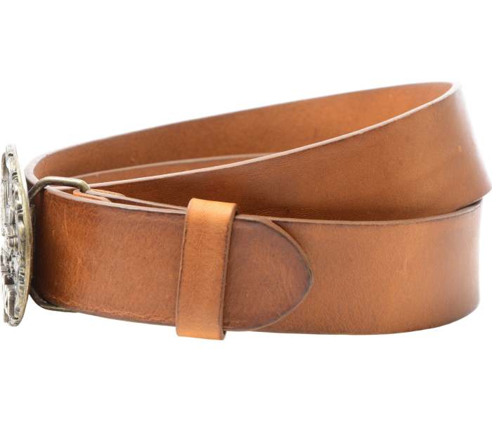 Kožený opasek Wrangler Eagle hnědý