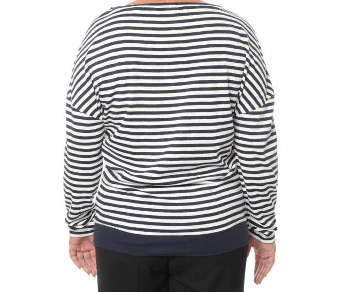 Halenka Timezone Striped Rib dámské modro-bílá