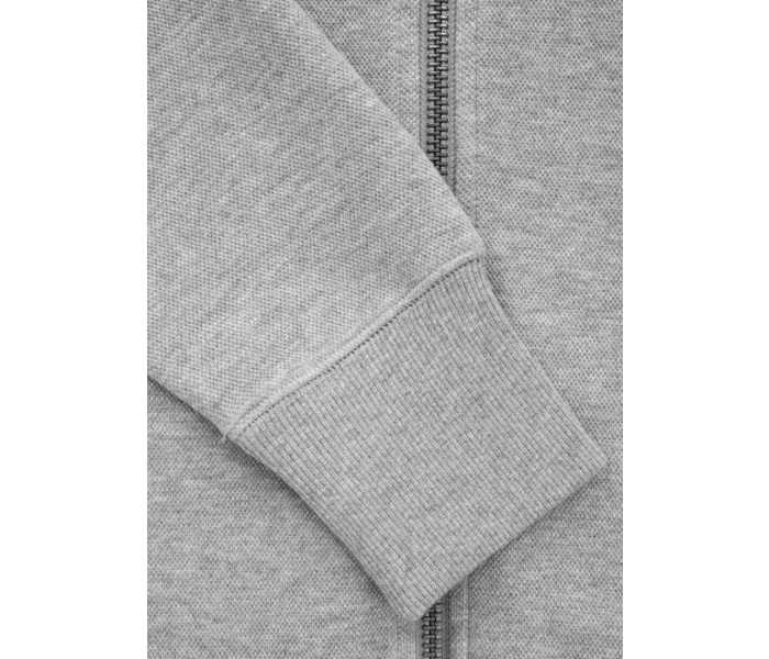 Mikina PitBull West Coast Small Logo Premium Pique pánská šedá