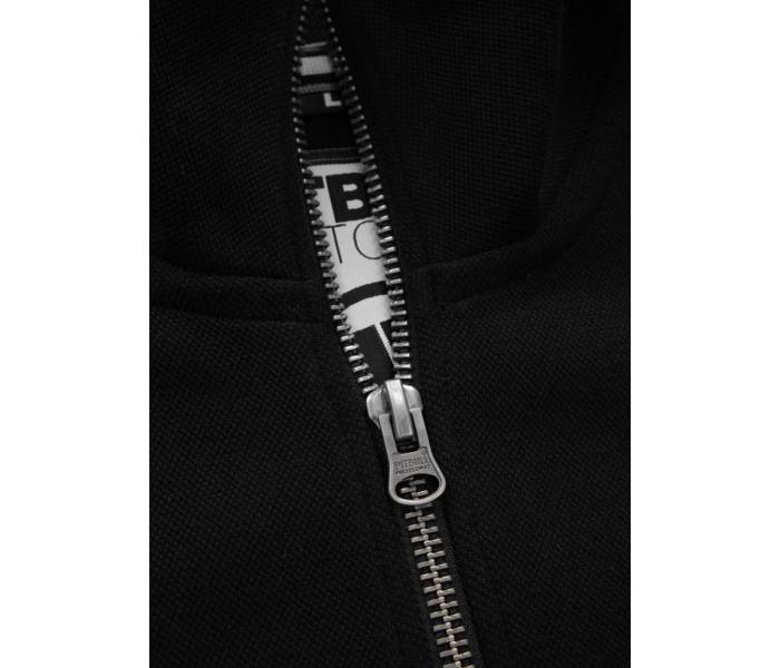 Mikina PitBull West Coast Small Logo Premium Pique pánská černá