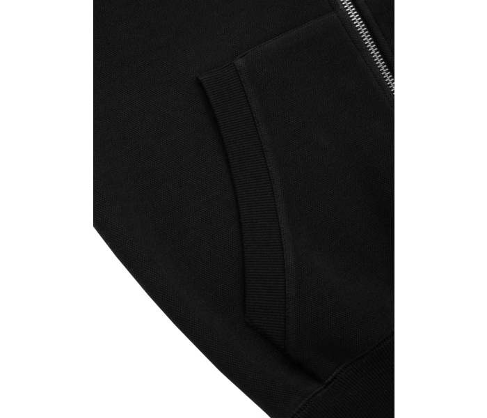 Mikina PitBull West Coast Small Logo Premium Pique pánská černá