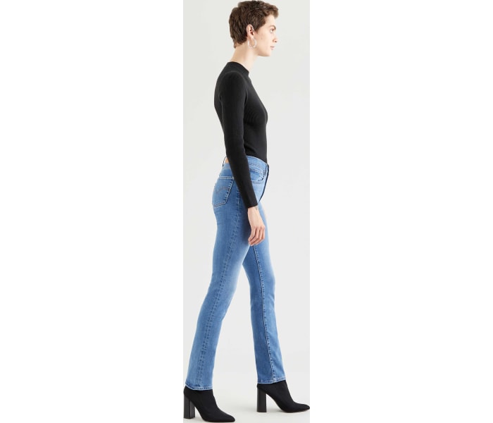 Levi´s® jeans 724 High Rise Straight Rio Frost dámské modré