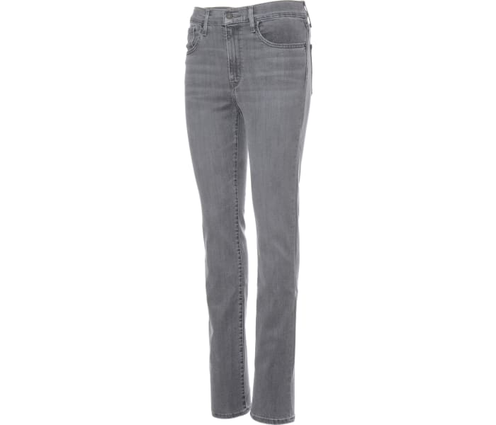 Levi´s® jeans 724 High Rise Straight dámské tmavě šedé