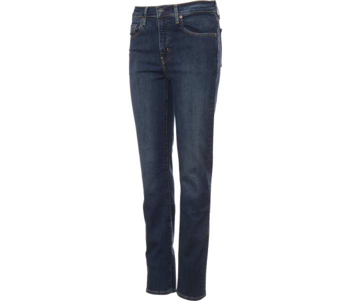 Levi´s® jeans 724 High Rise Straight Blue Swell dámské tmavě modré