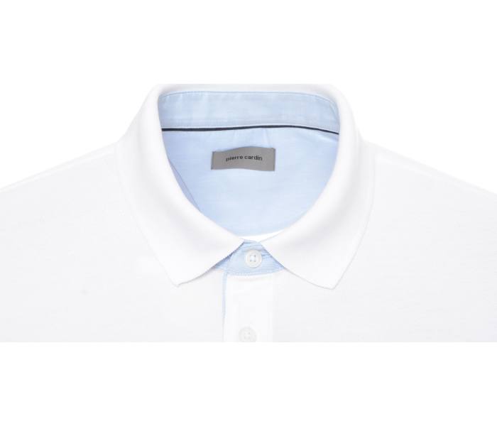 Polo triko Pierre Cardin bílé pánské
