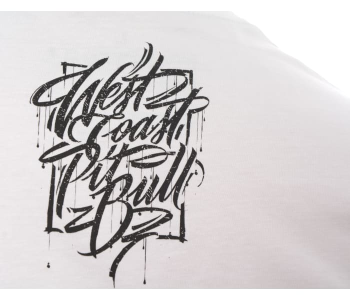 Triko PitBull West Coast Blood pánské bílé