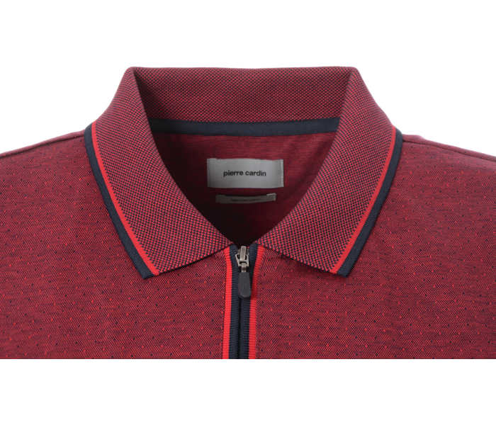 Polo triko Pierre Cardin pánské vínové