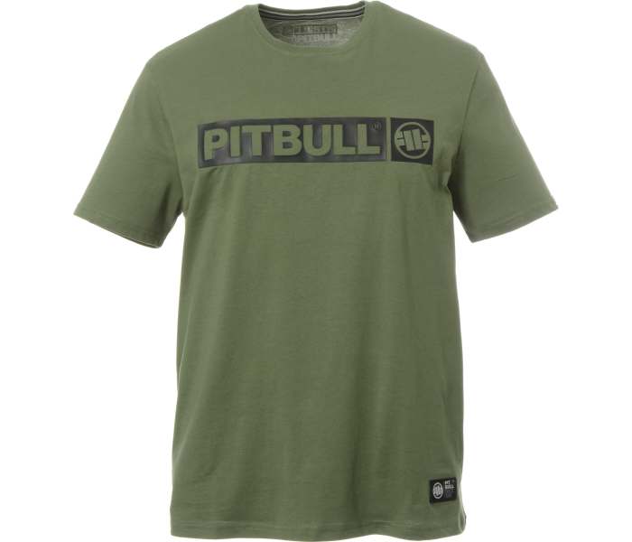 Triko PitBull West Coast Hilltop 170 pánské olivové