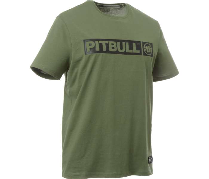 Triko PitBull West Coast Hilltop 170 pánské olivové