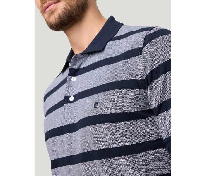 Polo triko Pierre Cardin pánské šedo-tmavě modré