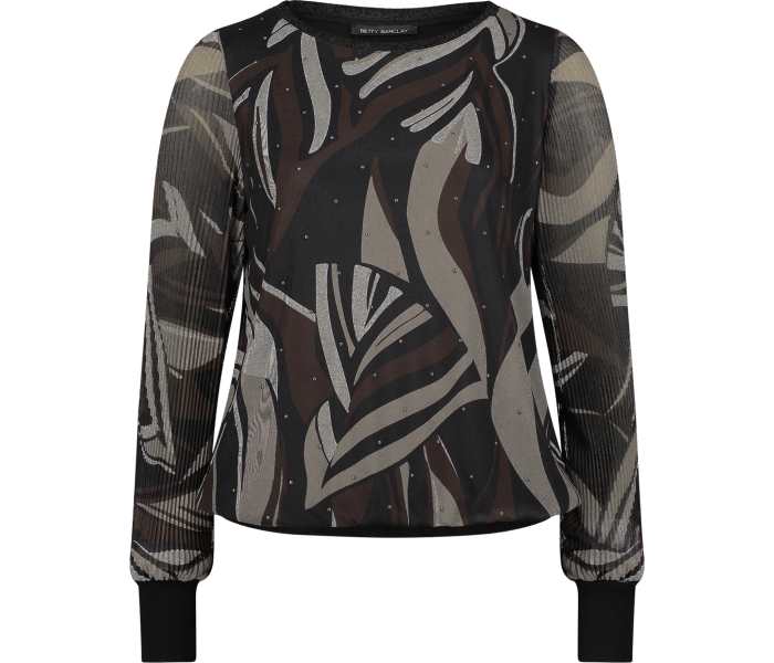 Halenka Betty Barclay dámská černo-hnědo-béžová