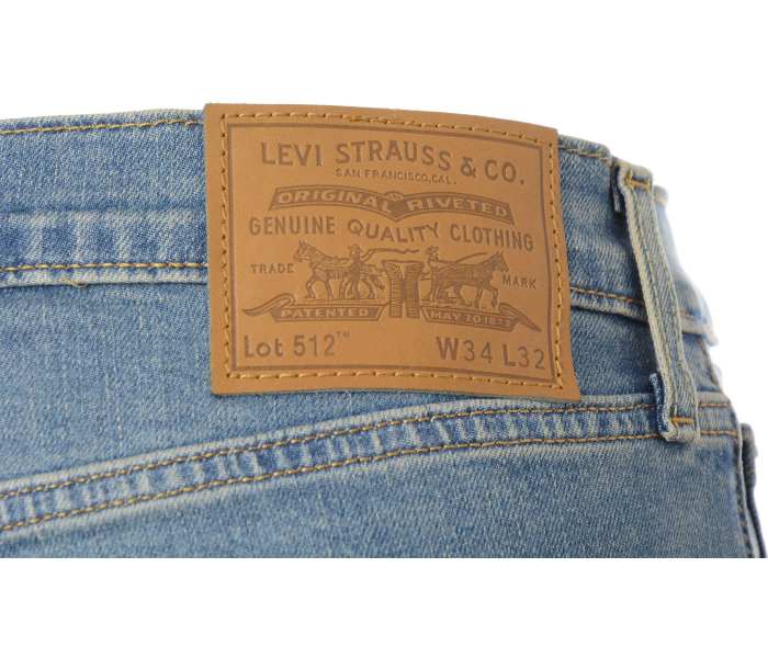 Levi´s® jeans 512 Slim Taper Pelican Rust pánské světle modré