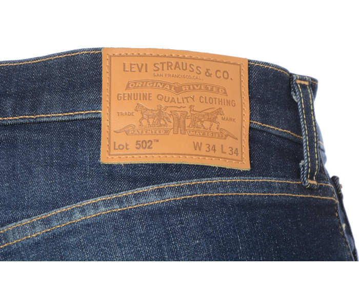 Levi´s® jeans 502 Taper Biologia pánské tmavě modré