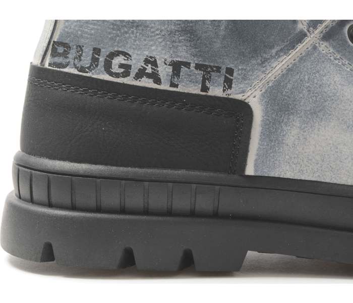 Boty Bugatti pánské šedo-černé