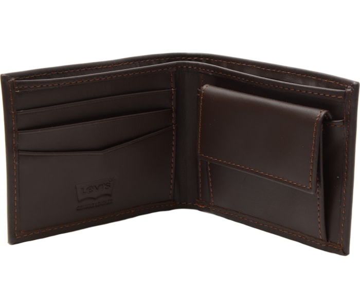 Kožená peněženka Levi´s® Casual Classics hnědá