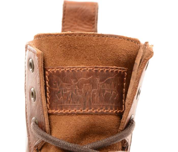 Kožené kotníkové boty Levi´s® Emerson hnědé